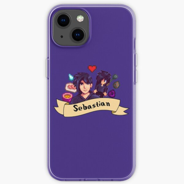 Stardew Valley- Sebastian iPhone Soft Case RB3005 product Offical Stardew Valley Merch