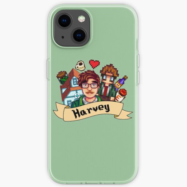 Stardew Valley- Harvey iPhone Soft Case RB3005 product Offical Stardew Valley Merch