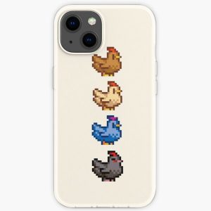 4 Chickens of Stardew Valley iPhone Soft Case RB3005 product Offical Stardew Valley Merch