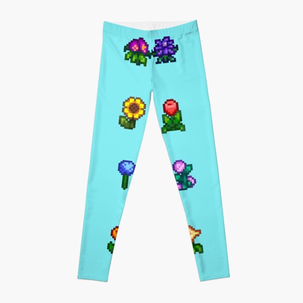 Stardew Valley Flowers  Leggings RB3005 product Offical Stardew Valley Merch