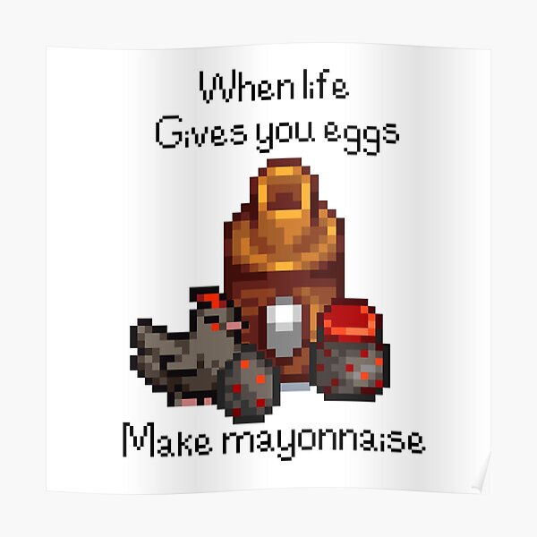 Stardew Valley Funny Quote Poster RB3005 product Offical Stardew Valley Merch