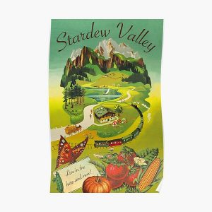 Stardew Valley Travel Poster Poster RB3005 product Offical Stardew Valley Merch