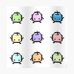 Stardew Valley Pastel Junimos Poster RB3005 product Offical Stardew Valley Merch