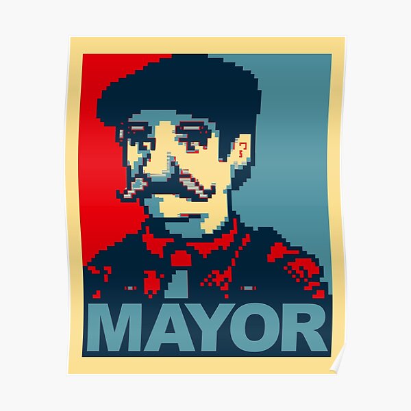 Lewis For Mayor - Stardew Valley inspired campaign shirt Poster RB3005 product Offical Stardew Valley Merch