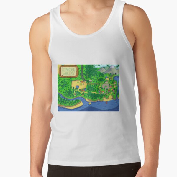 stardew valley, stardew MAP Tank Top RB3005 product Offical Stardew Valley Merch