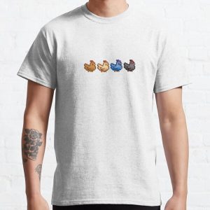 4 Chickens Stardew Valley Classic T-Shirt RB3005 product Offical Stardew Valley Merch