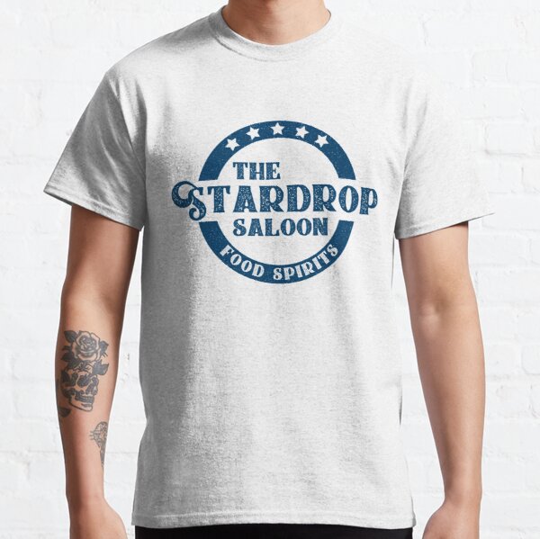 The Stardrop Saloon Pub Logo | Stardew Valley | Navy Logo Classic T-Shirt RB3005 product Offical Stardew Valley Merch