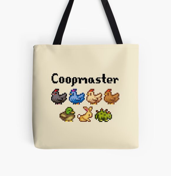 Stardew Valley Coopmaster Coop Animals  All Over Print Tote Bag RB3005 product Offical Stardew Valley Merch