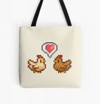 Stardew Valley Chicken Love All Over Print Tote Bag RB3005 product Offical Stardew Valley Merch