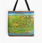 Stardew Valley Map All Over Print Tote Bag RB3005 product Offical Stardew Valley Merch
