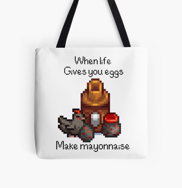 Stardew Valley Funny Quote All Over Print Tote Bag RB3005 product Offical Stardew Valley Merch