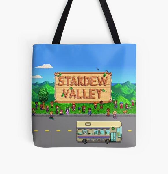 Stardew Valley Bus All Over Print Tote Bag RB3005 product Offical Stardew Valley Merch