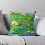 Stardew Valley Map Throw Pillow RB3005 product Offical Stardew Valley Merch