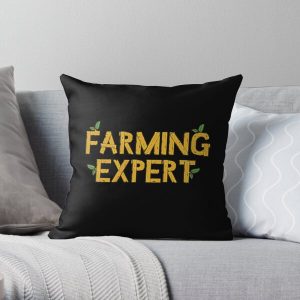 Stardew Valley Video game inspired Farming Expert Throw Pillow RB3005 product Offical Stardew Valley Merch