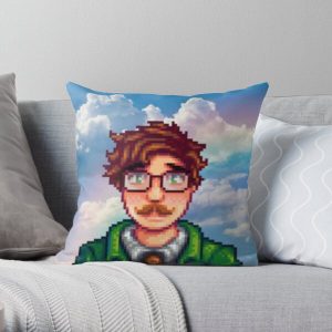 Stardew Valley: Harvey Throw Pillow RB3005 product Offical Stardew Valley Merch