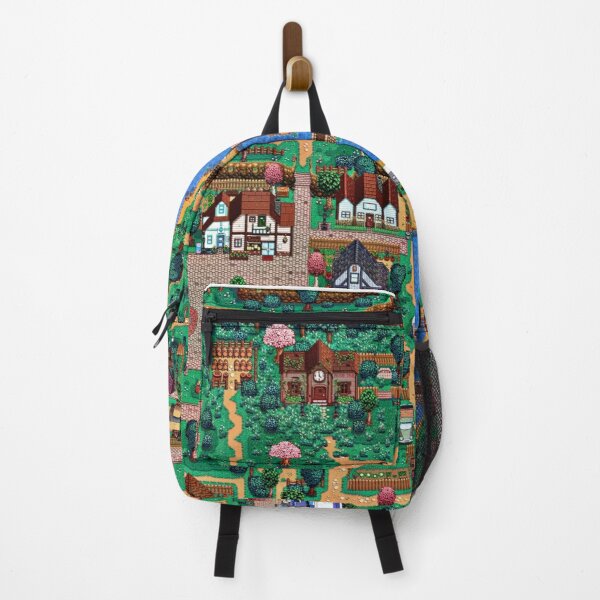 Stardew valley town map Backpack RB3005 product Offical Stardew Valley Merch