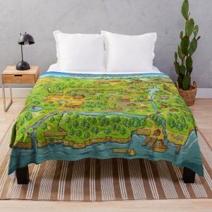 Stardew Valley Map Throw Blanket RB3005 product Offical Stardew Valley Merch