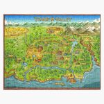 Stardew Valley Map Jigsaw Puzzle RB3005 product Offical Stardew Valley Merch