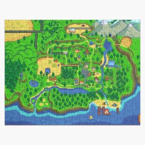 Stardew Valley Map Jigsaw Puzzle RB3005 product Offical Stardew Valley Merch