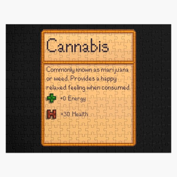 Stardew Valley Cannabis Jigsaw Puzzle RB3005 product Offical Stardew Valley Merch