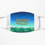 Stardew valley title Flat Mask RB3005 product Offical Stardew Valley Merch